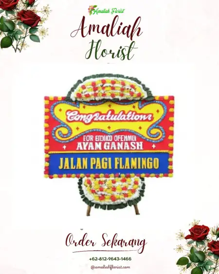 Sewa Papan Bunga Cempaka Dalem